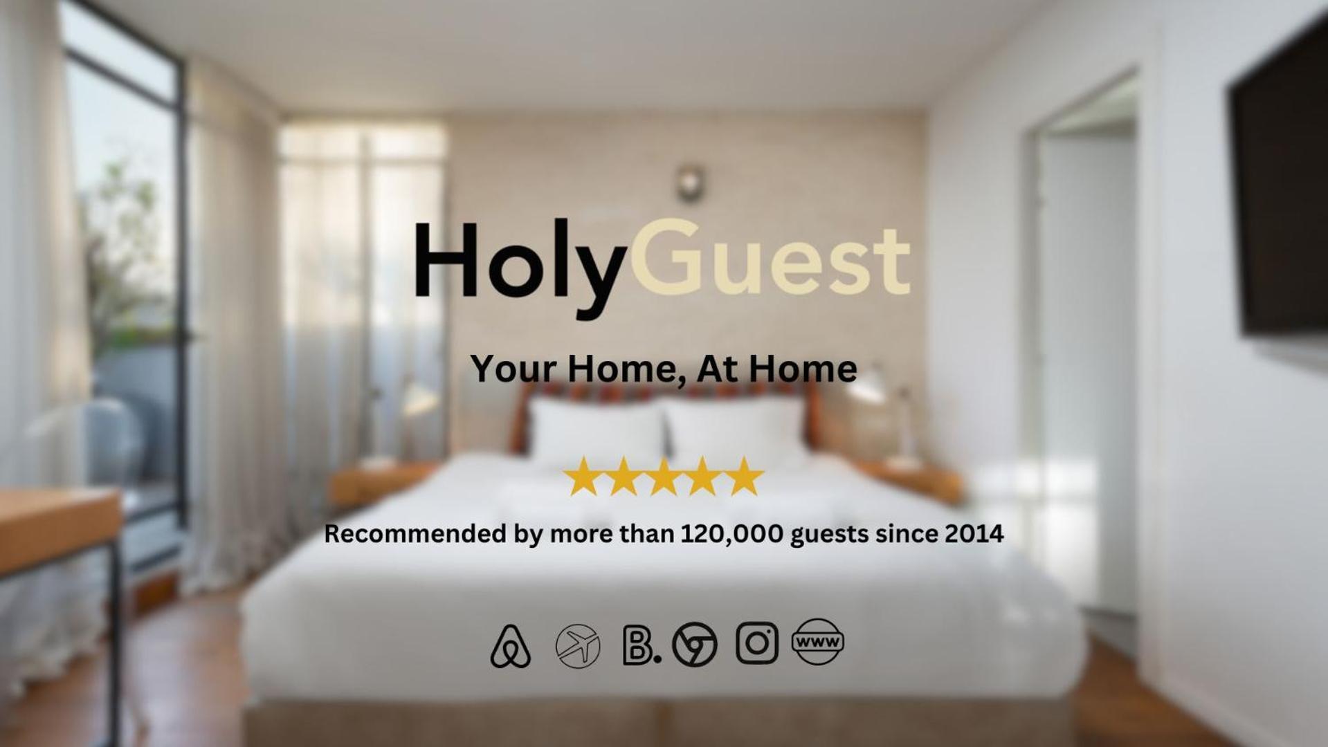 Apartament Modern 2Br With Mamad By Holyguest Tel Awiw Zewnętrze zdjęcie